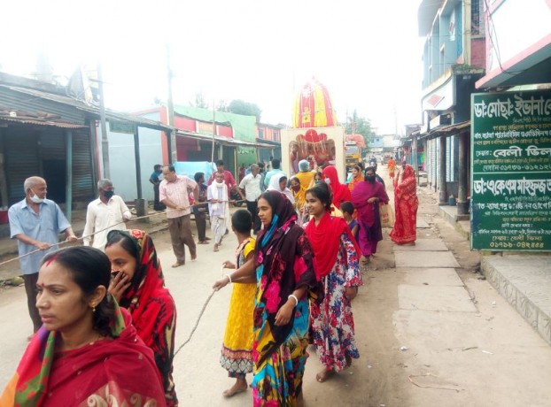 ফুলবাড়ীতে রথযাত্রা অনুষ্ঠিত