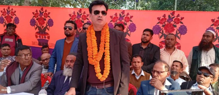 জিয়া সাইবার ফোর্সের উপদেষ্টাকে ভাঙ্গায় গণসংবর্ধনা 