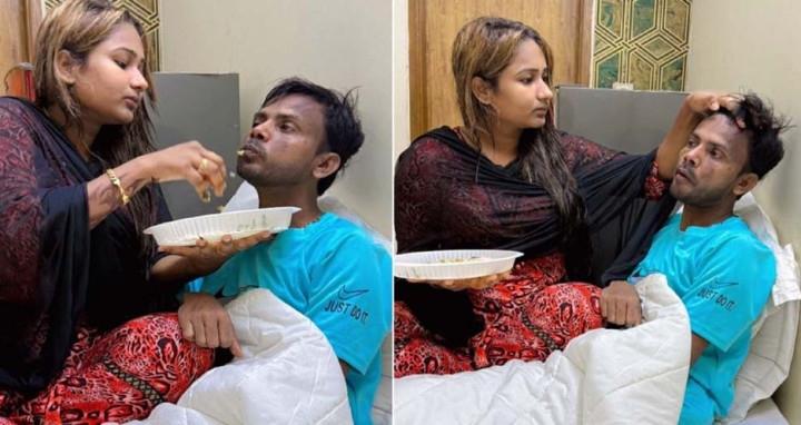 হিরো আলমের যত্ন নিচ্ছেন রিয়া মনি, জানালেন শারীরিক অবস্থা