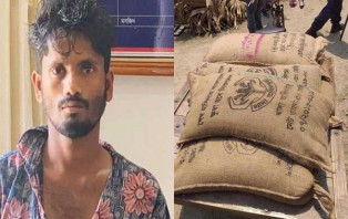 ভাঙ্গায় ত্রাণের চাল বিক্রির সময় মেম্বরের সহযোগী আটক 
