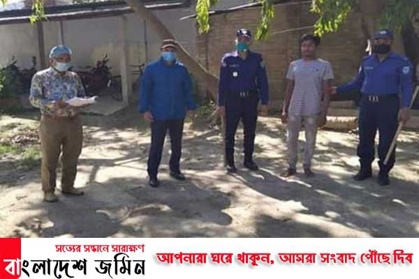 ঠাকুরগাঁও‌য়ে অ‌বৈধ বালু উত্তোলনের দা‌য়ে যুবকের কারাদণ্ড