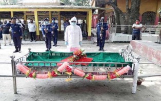সদরপুুরে বীর মুক্তিযোদ্ধা উপেন্দ্র নাথ দাসের পরোলকগমণ