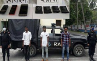 শিবচরে ইয়াবাসহ তিন মাদক ব্যবসায়ীকে আটক 