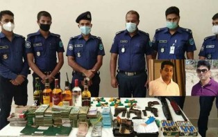 রুবেল-বরকত গ্রেপ্তার: বিপুল পরিমানের অস্ত্র-মাদক ও নগদ টাকা উদ্ধার