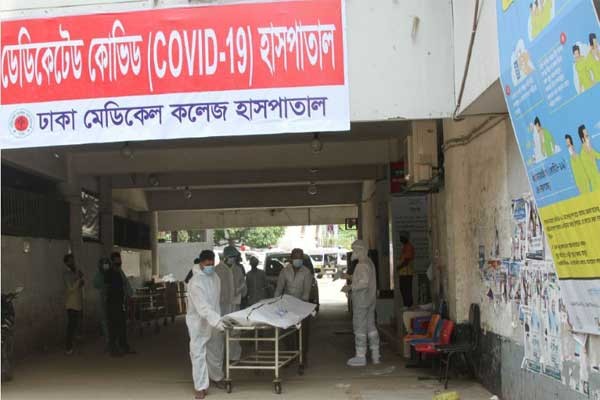 ঢামেকের করোনা ইউনিটে ৮ দিনে মৃত্যু ১২৬