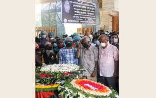 নাসিমকে শেষ শ্রদ্ধা জানালেন ডা. জাফরুল্লাহ