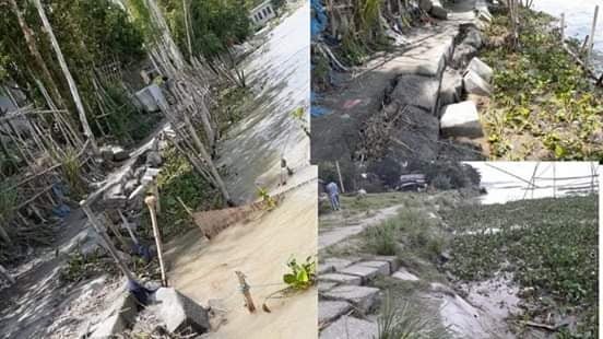 শাহজাদপুরে যমুনার ভাঙ্গনে বিলীন ৫০০ বিঘা জমি