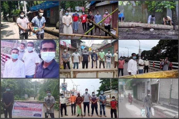 করোনা পরিস্থিতিতে মানবিক ভূমিকায় ভাঙ্গা উপজেলা ছাত্রলীগ
