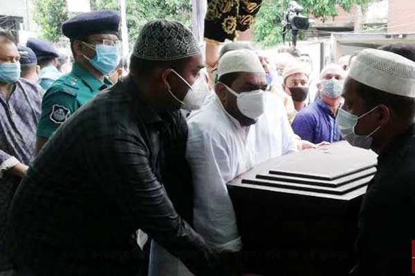 বনানী কবরস্থানে সাহারা খাতুনের দাফন সম্পন্ন