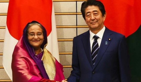 শেখ হাসিনাকে জাপানের প্রধানমন্ত্রীর ফোন, ৩২৯ মিলিয়ন ডলার সহায়তা