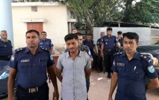 নগরকান্দায় পিতাকে জবাই করে হত্যার চেষ্টায় পুত্র আটক