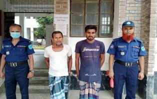 সালথায় স্ত্রীর মাথার চুলকেটে দেয়া সেই স্বামী আটক