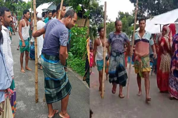 সদরপুরে জমি-জমা দখল নিয়ে চেয়ারম্যান ওমর ফারুকের সমর্থকদের ওপর হামলা