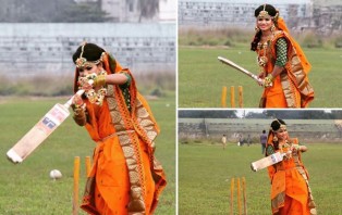 ব্যাটে-বলে গায়ে হলুদ ক্রিকেটার সানজিদার