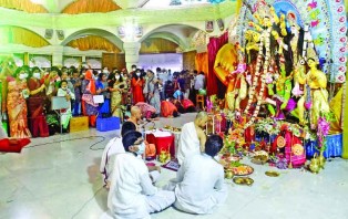 আজ মহানবমী, কাল শেষ হচ্ছে দুর্গোৎসব