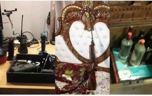 মদ-আগ্নেয়াস্ত্র-ওয়াকিটকি সহ যা পাওয়া গেল হাজী সেলিমের ছেলের বাসায়