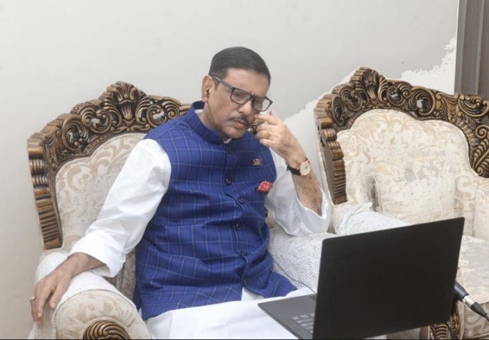 বিএনপি নির্বাচনে অংশ নেয় লোক দেখাতে : ওবায়দুল কাদের