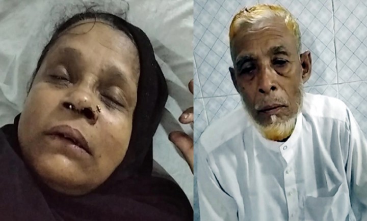 পুলিশের সামনেই মা-বাবাকে মেরে হাসপাতালে পাঠাল মেয়ে!