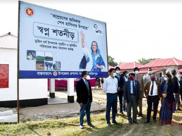 ফরিদপুরে গৃহনির্মানের ৯০ ভাগ কাজ সম্পন্ন : প্রকল্প পরিচালক 