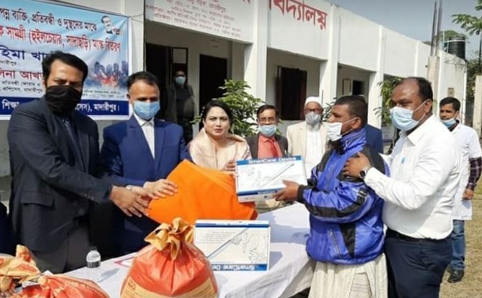  প্রতিবন্ধী স্কুল শিক্ষার্থীদের মাঝে স্মার্টক্যান ডিভাইস, হুইল চেয়ার বিতরণ