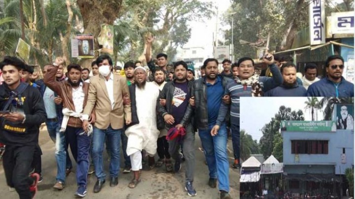সদরপুর আ.লীগ কার্যালয়ে নিক্সন-জাফরউল্লাহ্ সমর্থকদের পাল্টা-পাল্টি তালা