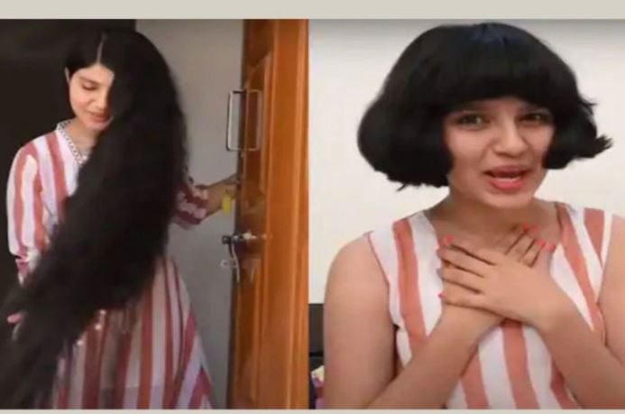 চুল কাটলেন সবচেয়ে লম্বা চুলের মালকিন