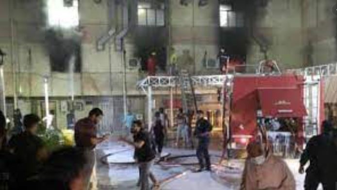 ইরাকে করোনা হাসপাতালে অক্সিজেন ট্যাঙ্ক বিস্ফোরণ, আগুনে ২৩ রোগীর মৃত্যু