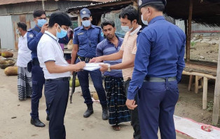 সদরপুর উপজেলায় সর্বত্র কঠোর লকডাউন পালিত, অভিযান চলমান