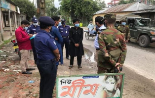 লালমনিরহাটে করোনায় মৃত্যু ২৭, চলছে কঠোর লকডাউন