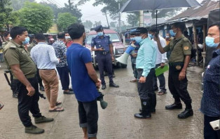 লকডাউনের বিধিনিষেধ ৭৬৪ টি মামলা:  ৩ লাখ ১৬ হাজার ২০০ টাকা জরিমানা