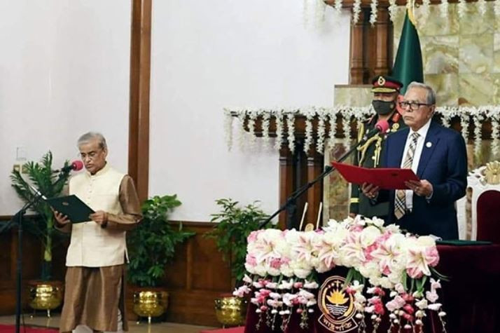 পরিকল্পনা প্রতিমন্ত্রী হিসেবে শপথ নিলেন শামসুল আলম