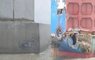 পদ্মা সেতুর পিলারে ধাক্কা, যা আছে প্রতিবেদনে