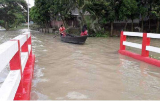 ফরিদপুরে পদ্মার পানি বিপদসীমার ৬৯ সেন্টিমিটার ওপর