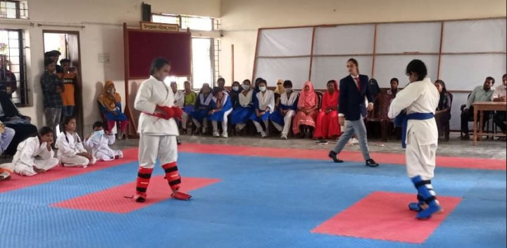 সালথায় কারাতে প্রতিযোগিতা ও প্রশিক্ষন সমাপনী অনুষ্ঠিত
