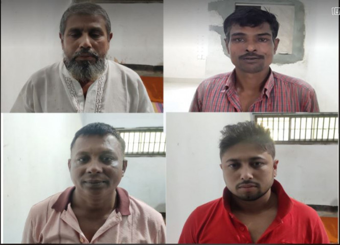 ফরিদেপুরের বিভিন্ন এলাকায় পুলিশের অভিযানে আটক-১৯