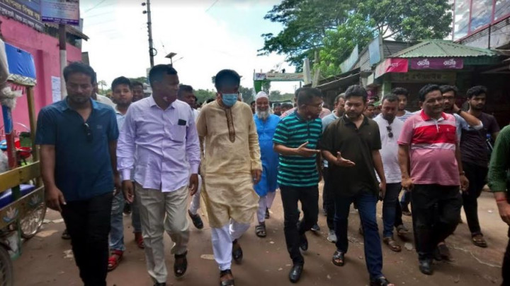 সদরপুরে সড়ক ও ষ্টেডিয়াম মাঠের জায়গা পরিদর্শন করলেন  -এমপি নিক্সন চৌধুরী