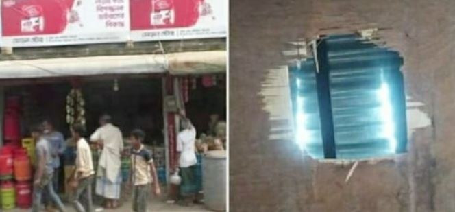 শিবচরে ২ দোকানে দূধর্ষ চুরি