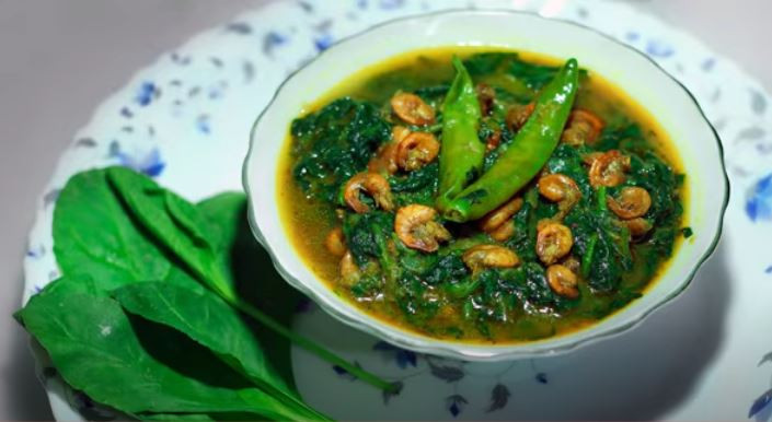 পালং চিংড়ি