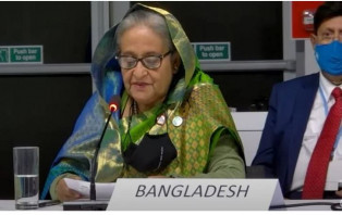 জলবায়ু অভিবাসীদের দায়িত্ব বিশ্বকে নিতে হবে: প্রধানমন্ত্রী