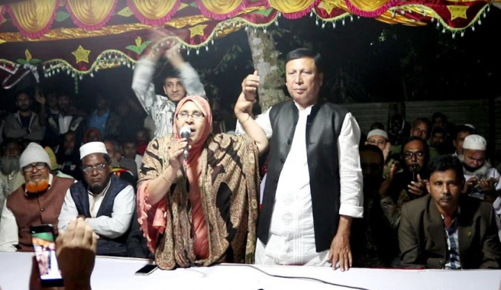 কে এম শহিদুল্লাহ বাচ্চু মিয়ার এক নির্বাচনী সভা অনুষ্ঠিত