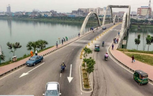 বঙ্গবন্ধু শেখ মুজিব ঢাকা ম্যারাথন: হাতিরঝিলে গাড়ি চলাচল বন্ধ
