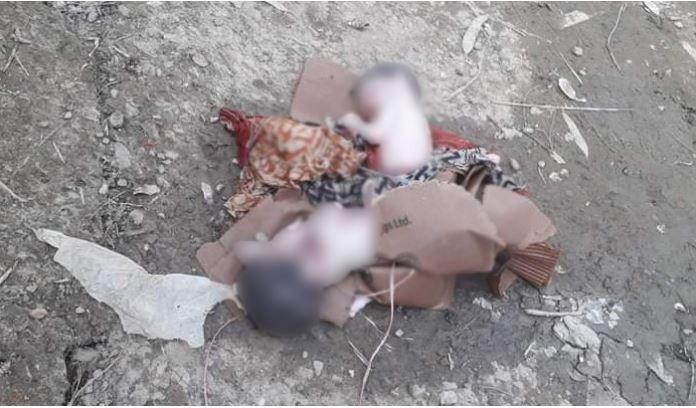 শেরপুরে কার্টুনে মোড়ানো ২ নবজাতকের লাশ উদ্ধার