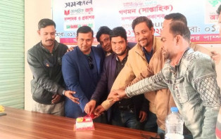 সালথায় সাংবাদিক আবু সাঈদ খানের জন্মদিন পালিত