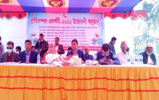 সালথায় প্রানীসম্পদ প্রদর্শনী ২০২২ উদ্বোধন