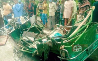 কুমিল্লায় ট্রাকচাপায় অটোরিকশার চালক-যাত্রীসহ ৫ জন নিহত