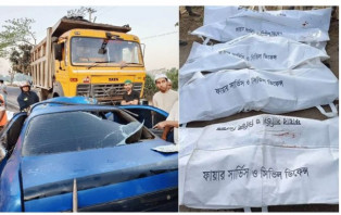 চট্টগ্রামে ট্রাক-প্রাইভেটকার সংঘর্ষে নিহত ৫