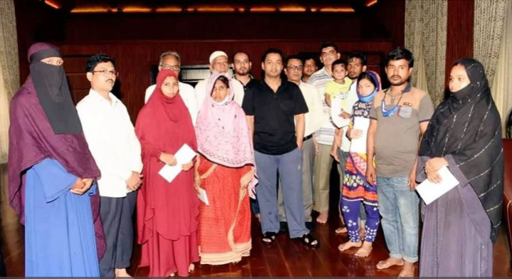 নিউ মার্কেটে নিহতদের পরিবারকে ২০ লাখ টাকা সহায়তা দিলেন বসুন্ধরা এমডি