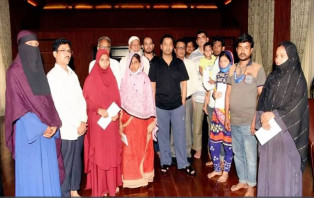 নিউ মার্কেটে নিহতদের পরিবারকে ২০ লাখ টাকা সহায়তা দিলেন বসুন্ধরা এমডি