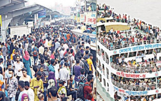 এবারের ঈদে ঢাকা ছাড়ছেন প্রায় ১ কোটি মানুষ