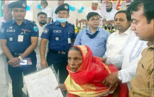 নগরকান্দা উপজেলাকে ভূমিহীন মুক্ত ঘোষণা